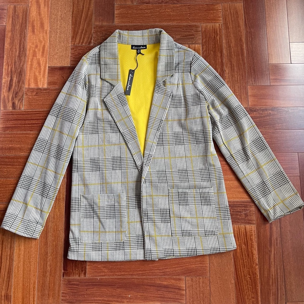 Alison Andrews Plaid Blazer - Medium - New with Tags